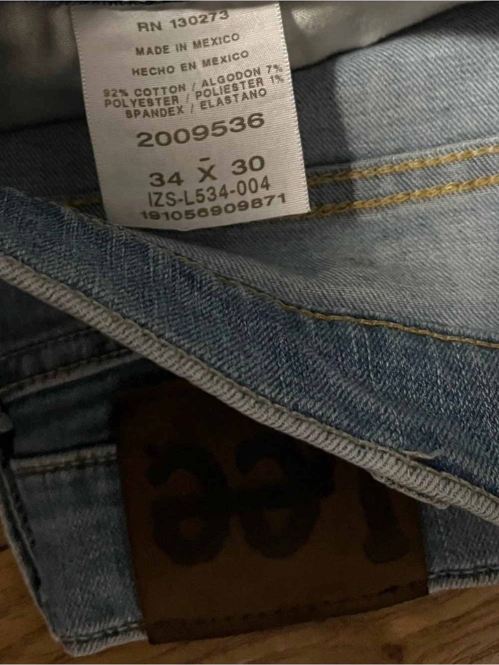 Lee mens jeans